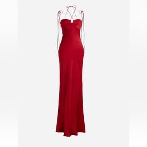 J.CREW Limited edition Anna October copy X J.Crew bustier dress. BURGUNDY